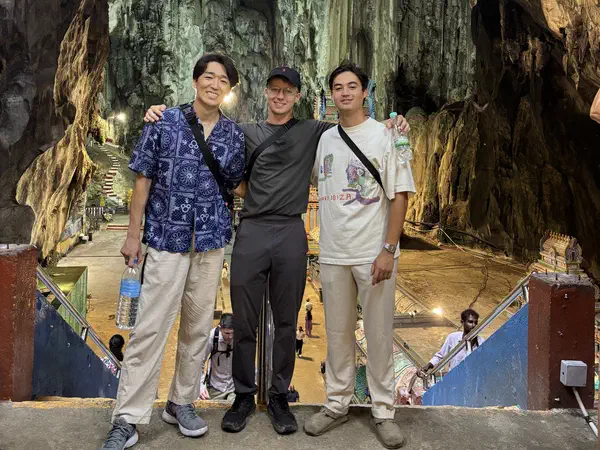 Kuala Lumpur, Malaysia: Inside the limestone cave at Batu Caves.