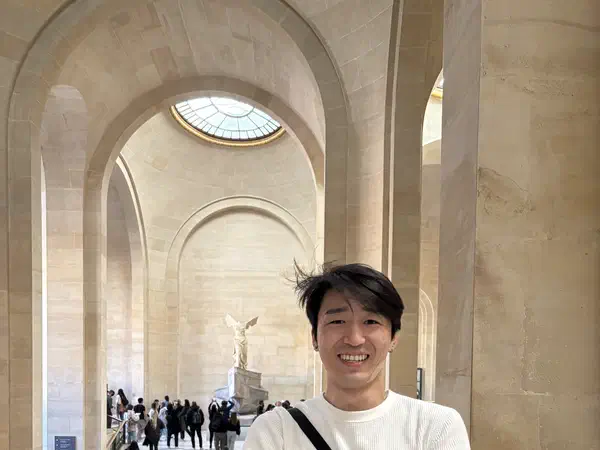 Paris, France: The Winged Victory of Samothrace at the Louvre.