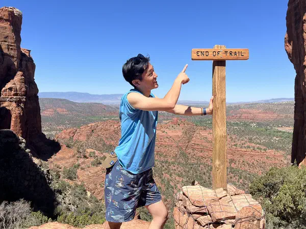 Sedona, Arizona, United States: The end of the Cathedral Rock Trail.