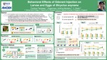 Behavioral Effects of Odorant Injection on Larvae and Eggs of Bicyclus anynana